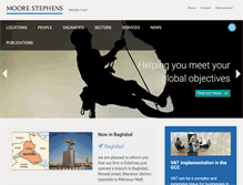 Tablet Screenshot of moorestephens-me.com